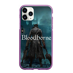 Чехол iPhone 11 Pro матовый Bloodborne, цвет: 3D-фиолетовый