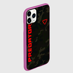 Чехол iPhone 11 Pro матовый Predator Military, цвет: 3D-фиолетовый — фото 2