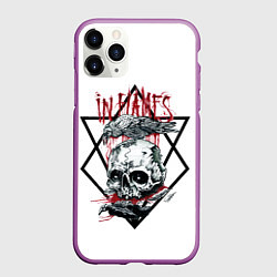 Чехол iPhone 11 Pro матовый In Flames, цвет: 3D-фиолетовый
