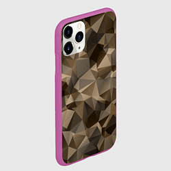 Чехол iPhone 11 Pro матовый СОВРЕМЕННЫЙ КАМУФЛЯЖ, цвет: 3D-фиолетовый — фото 2