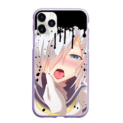 Чехол iPhone 11 Pro матовый AHEGAO, цвет: 3D-светло-сиреневый