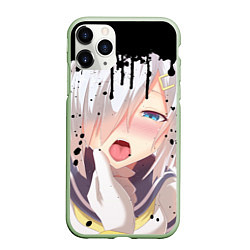 Чехол iPhone 11 Pro матовый AHEGAO, цвет: 3D-салатовый