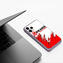Чехол iPhone 11 Pro матовый GEARS TACTICS, цвет: 3D-серый — фото 2