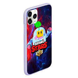 Чехол iPhone 11 Pro матовый BRAWL STARS SPROUT, цвет: 3D-светло-сиреневый — фото 2