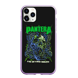 Чехол iPhone 11 Pro матовый PANTERA, цвет: 3D-сиреневый