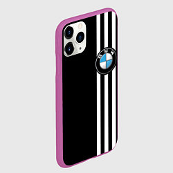Чехол iPhone 11 Pro матовый BMW SPORT, цвет: 3D-фиолетовый — фото 2