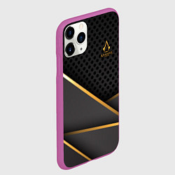 Чехол iPhone 11 Pro матовый Assassins Creed, цвет: 3D-фиолетовый — фото 2