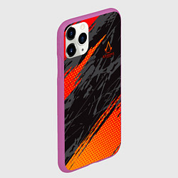 Чехол iPhone 11 Pro матовый Assassins Creed, цвет: 3D-фиолетовый — фото 2