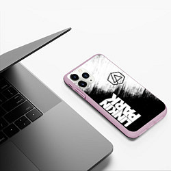 Чехол iPhone 11 Pro матовый LINKIN PARK 3, цвет: 3D-розовый — фото 2