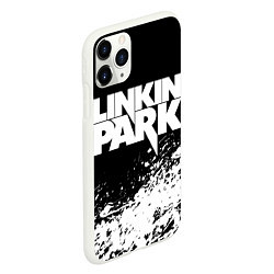 Чехол iPhone 11 Pro матовый LINKIN PARK 4, цвет: 3D-белый — фото 2
