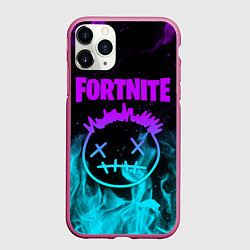 Чехол iPhone 11 Pro матовый FORTNITE X TRAVIS SCOTT, цвет: 3D-малиновый