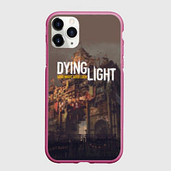 Чехол iPhone 11 Pro матовый DYING LIGHT спина Z, цвет: 3D-малиновый