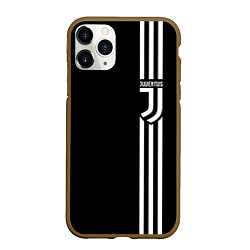 Чехол iPhone 11 Pro матовый JUVENTUS, цвет: 3D-коричневый