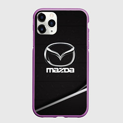 Чехол iPhone 11 Pro матовый MAZDA, цвет: 3D-фиолетовый