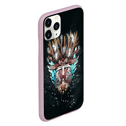 Чехол iPhone 11 Pro матовый Princess Mononoke, цвет: 3D-розовый — фото 2