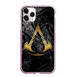 Чехол iPhone 11 Pro матовый ASSASSINS CREED VALHALLA, цвет: 3D-розовый