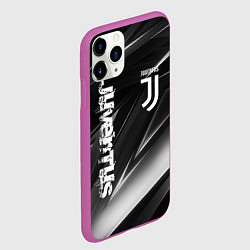 Чехол iPhone 11 Pro матовый JUVENTUS, цвет: 3D-фиолетовый — фото 2
