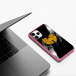 Чехол iPhone 11 Pro матовый Wu-Tang Clan, цвет: 3D-малиновый — фото 2