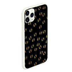 Чехол iPhone 11 Pro матовый 6ix9ine Gold, цвет: 3D-белый — фото 2