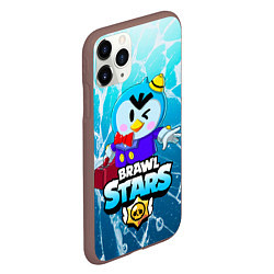 Чехол iPhone 11 Pro матовый Brawl stars MR P, цвет: 3D-коричневый — фото 2