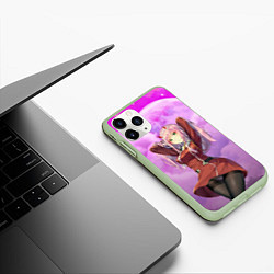 Чехол iPhone 11 Pro матовый Darling, цвет: 3D-салатовый — фото 2