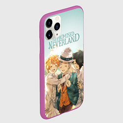 Чехол iPhone 11 Pro матовый The Promised Neverland, цвет: 3D-фиолетовый — фото 2