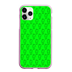 Чехол iPhone 11 Pro матовый BILLIE EILISH, цвет: 3D-розовый