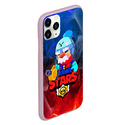 Чехол iPhone 11 Pro матовый BRAWL STARS GALE, цвет: 3D-розовый — фото 2