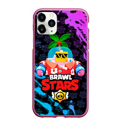 Чехол iPhone 11 Pro матовый BRAWL STARS NEW SPROUT 9, цвет: 3D-малиновый