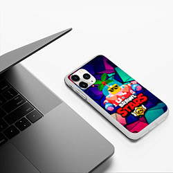 Чехол iPhone 11 Pro матовый BRAWL STARS NEW SPROUT 12, цвет: 3D-белый — фото 2