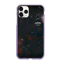 Чехол iPhone 11 Pro матовый Crew Dragon Z, цвет: 3D-светло-сиреневый