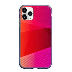 Чехол iPhone 11 Pro матовый ABSTRACT, цвет: 3D-серый