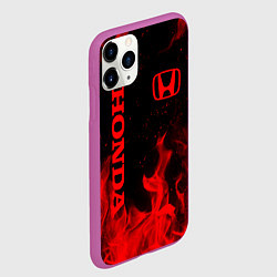 Чехол iPhone 11 Pro матовый HONDA, цвет: 3D-фиолетовый — фото 2