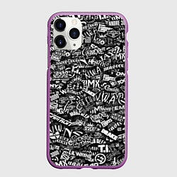 Чехол iPhone 11 Pro матовый Top Hip Hop, цвет: 3D-фиолетовый