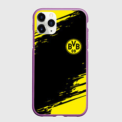 Чехол iPhone 11 Pro матовый BORUSSIA, цвет: 3D-фиолетовый