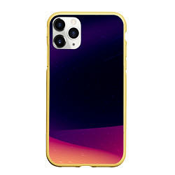 Чехол iPhone 11 Pro матовый ABSTRACT, цвет: 3D-желтый