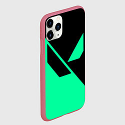 Чехол iPhone 11 Pro матовый VALORANT, цвет: 3D-малиновый — фото 2