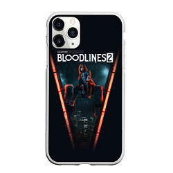 Чехол iPhone 11 Pro матовый Bloodlines 2, цвет: 3D-белый
