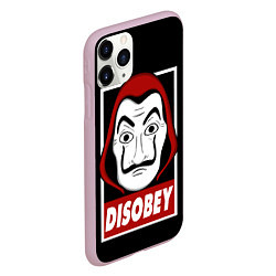 Чехол iPhone 11 Pro матовый Disobey, цвет: 3D-розовый — фото 2