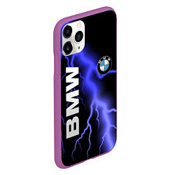 Чехол iPhone 11 Pro матовый BMW, цвет: 3D-фиолетовый — фото 2