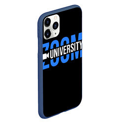 Чехол iPhone 11 Pro матовый ZOOM, цвет: 3D-тёмно-синий — фото 2