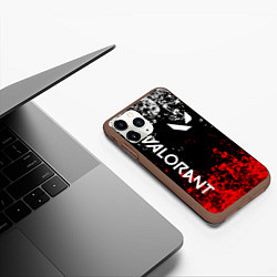 Чехол iPhone 11 Pro матовый VALORANT, цвет: 3D-коричневый — фото 2