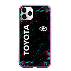 Чехол iPhone 11 Pro матовый TOYOTA, цвет: 3D-фиолетовый