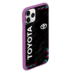 Чехол iPhone 11 Pro матовый TOYOTA, цвет: 3D-фиолетовый — фото 2