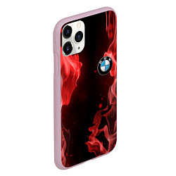 Чехол iPhone 11 Pro матовый BMW, цвет: 3D-розовый — фото 2