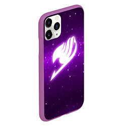 Чехол iPhone 11 Pro матовый Fairy Tail, цвет: 3D-фиолетовый — фото 2