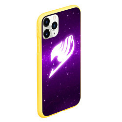 Чехол iPhone 11 Pro матовый Fairy Tail, цвет: 3D-желтый — фото 2