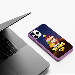 Чехол iPhone 11 Pro матовый GALE MERCHANT, цвет: 3D-фиолетовый — фото 2