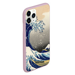 Чехол iPhone 11 Pro матовый ЯПОНСКАЯ КАРТИНА, цвет: 3D-розовый — фото 2