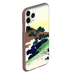 Чехол iPhone 11 Pro матовый ЯПОНИЯ, цвет: 3D-коричневый — фото 2
